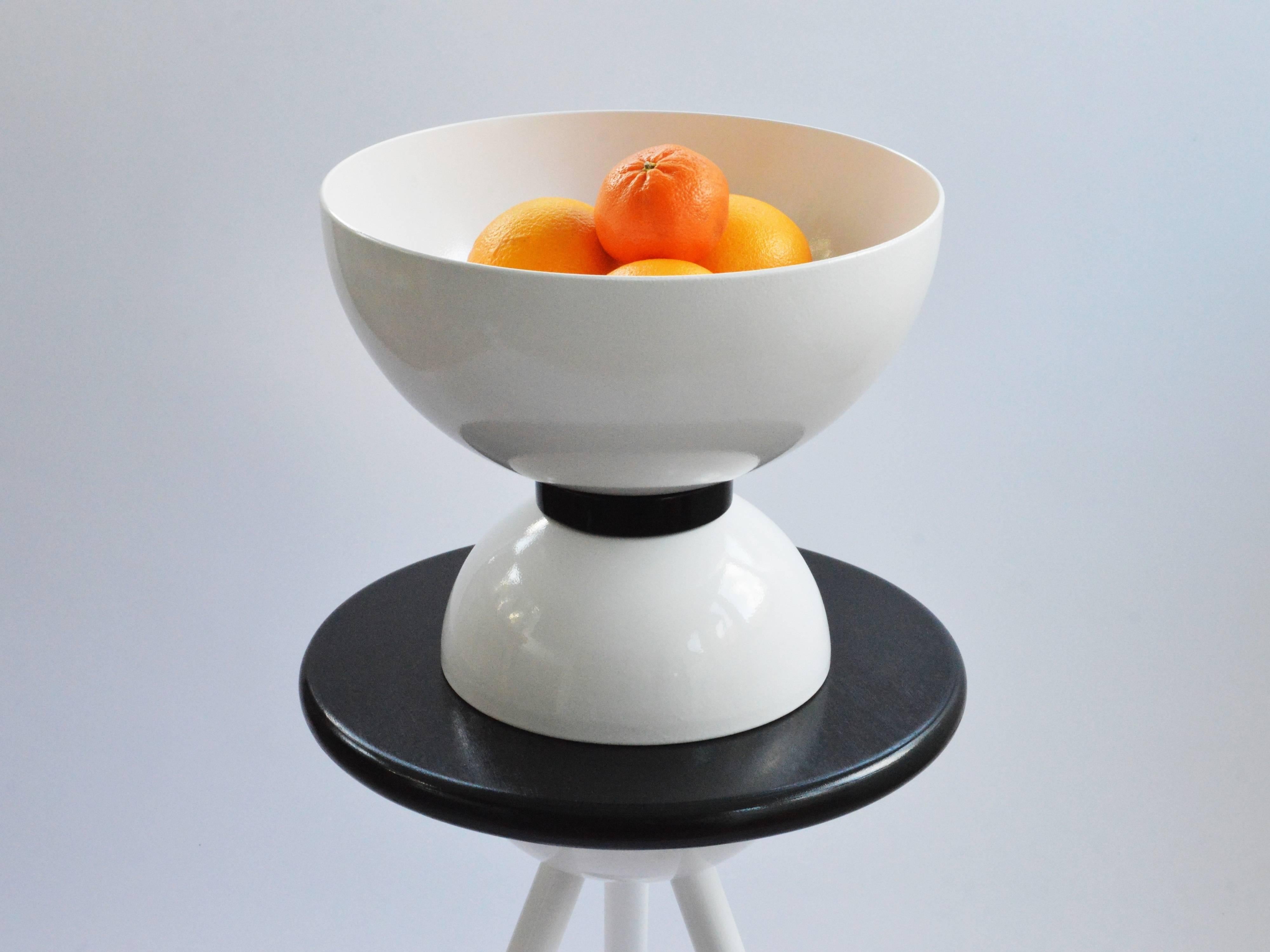 Contemporary Titan Bowl by Connor Holland in Powder-Coated Steel In New Condition For Sale In Icklesham, EMEA - British Isles