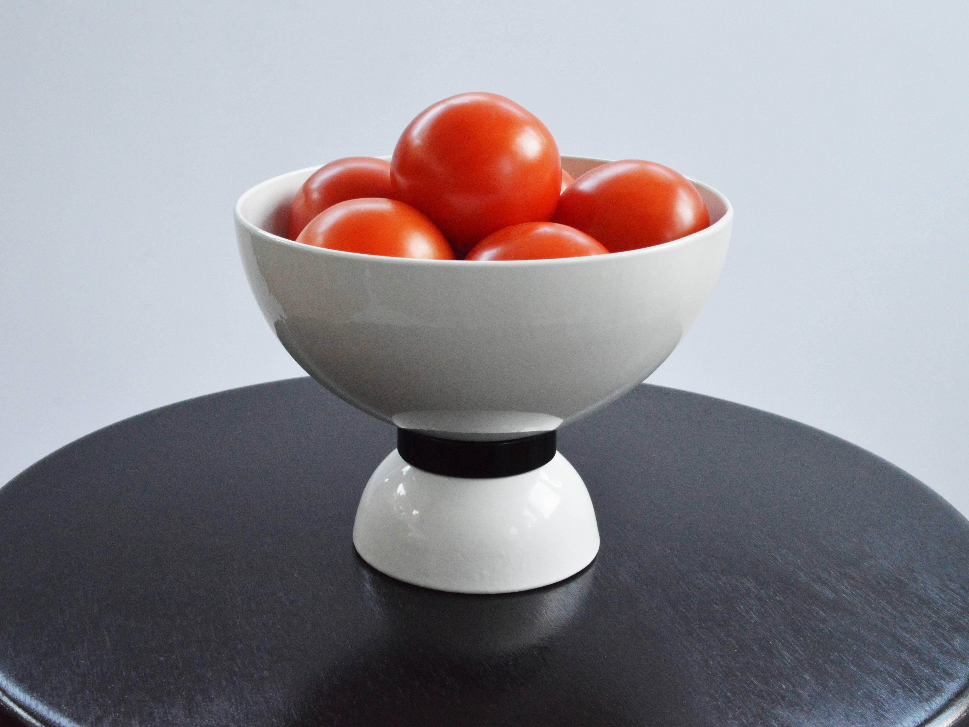 Space Age Contemporary Huygens Bowl by Connor Holland in Powder-Coated Steel For Sale