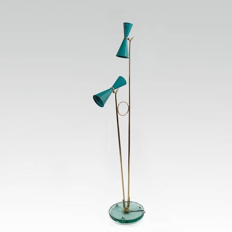 Italian Floor Lamp In Good Condition For Sale In Dublin, IE