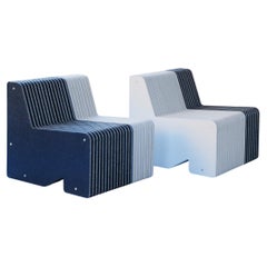 Ex-display Pair of Jää Armchairs - Sustainable Recycled Plastic Seating