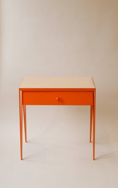 Pair of Orange & Peach Nightstands - Customizable