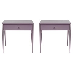 Paire de tables de chevet « Lilac Haze »