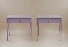 Pair of Lilac Haze Nightstands - Customizable