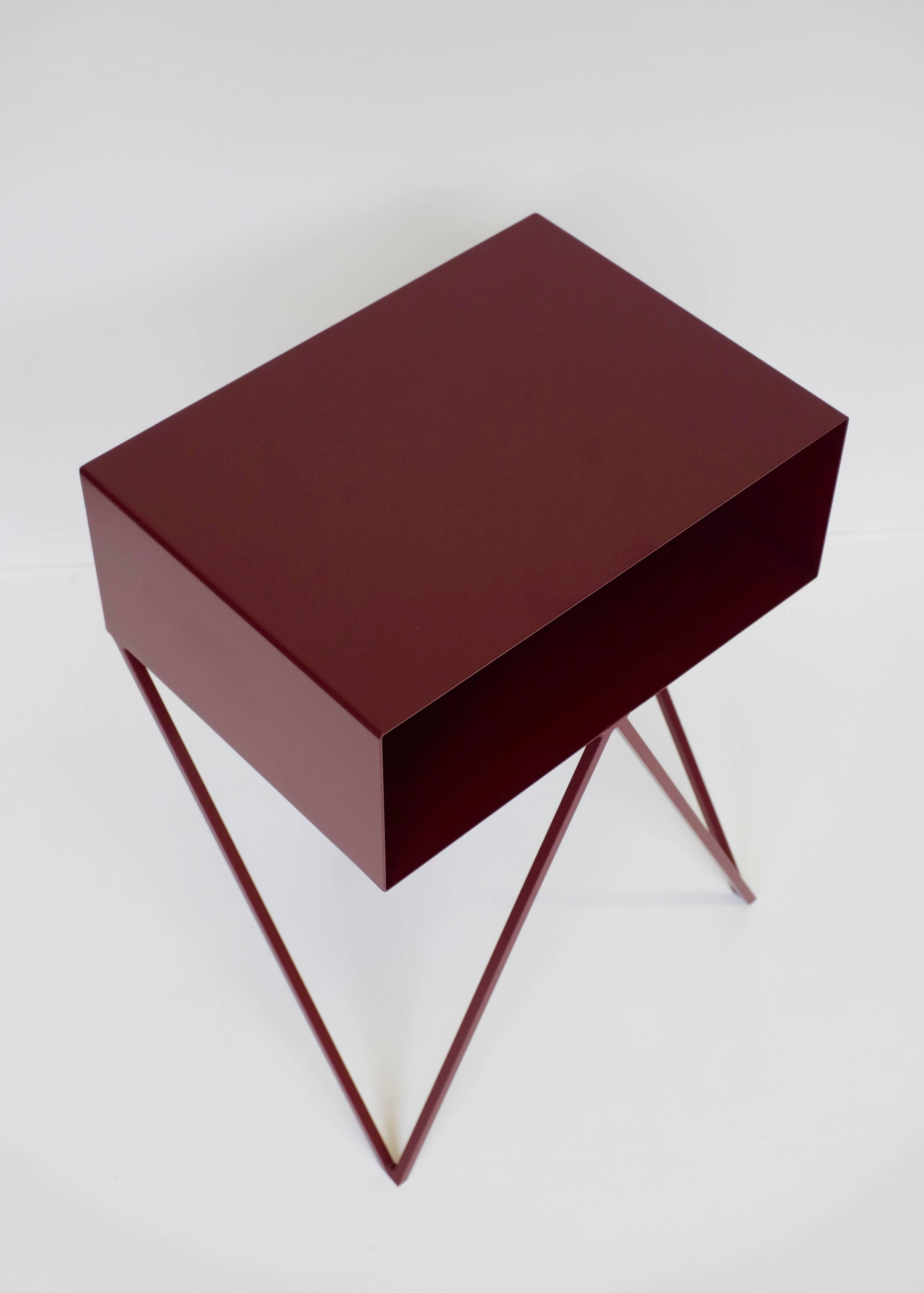 Powder-Coated Robot Side Table / Nightstand Available in 15 Colors For Sale