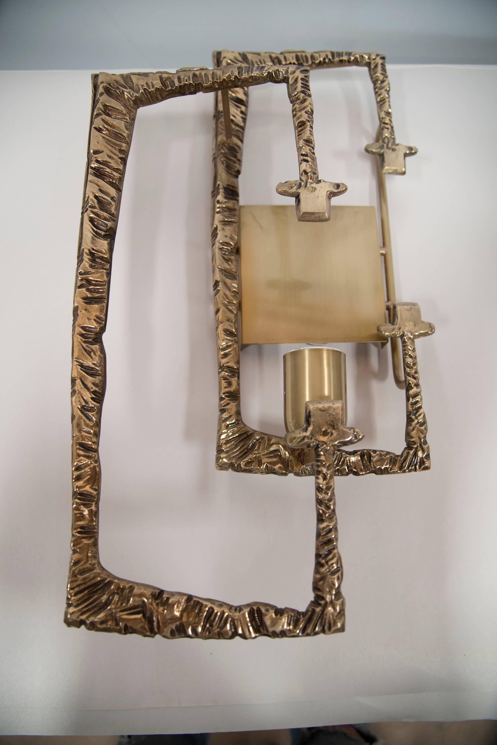 A. BROTTO for ESPERIA - Italian Pair of Wall Sconces For Sale 1