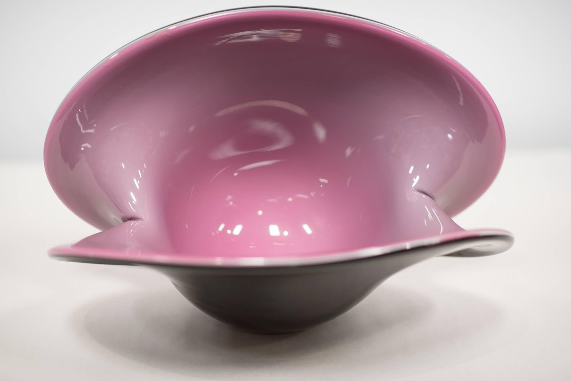 Mid-Century moderno MURANO Vetro Artistico Scolpito SHELL in vendita