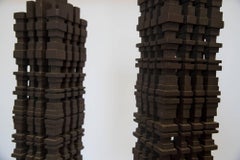 CHANDELIERS en bois sculpté à la main des années 1920 [PAIRE]