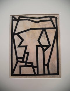 JORGE FICK ABSTRACT Painting Series - Motel Suitcase 6034