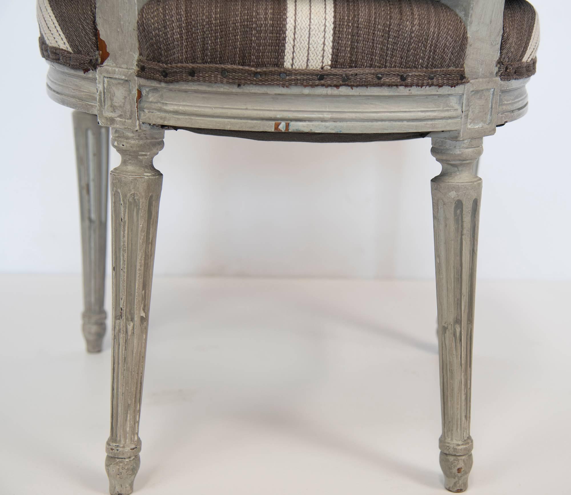 Gustavian Set of Six Dining Chairs 'Two with Armrests' 2