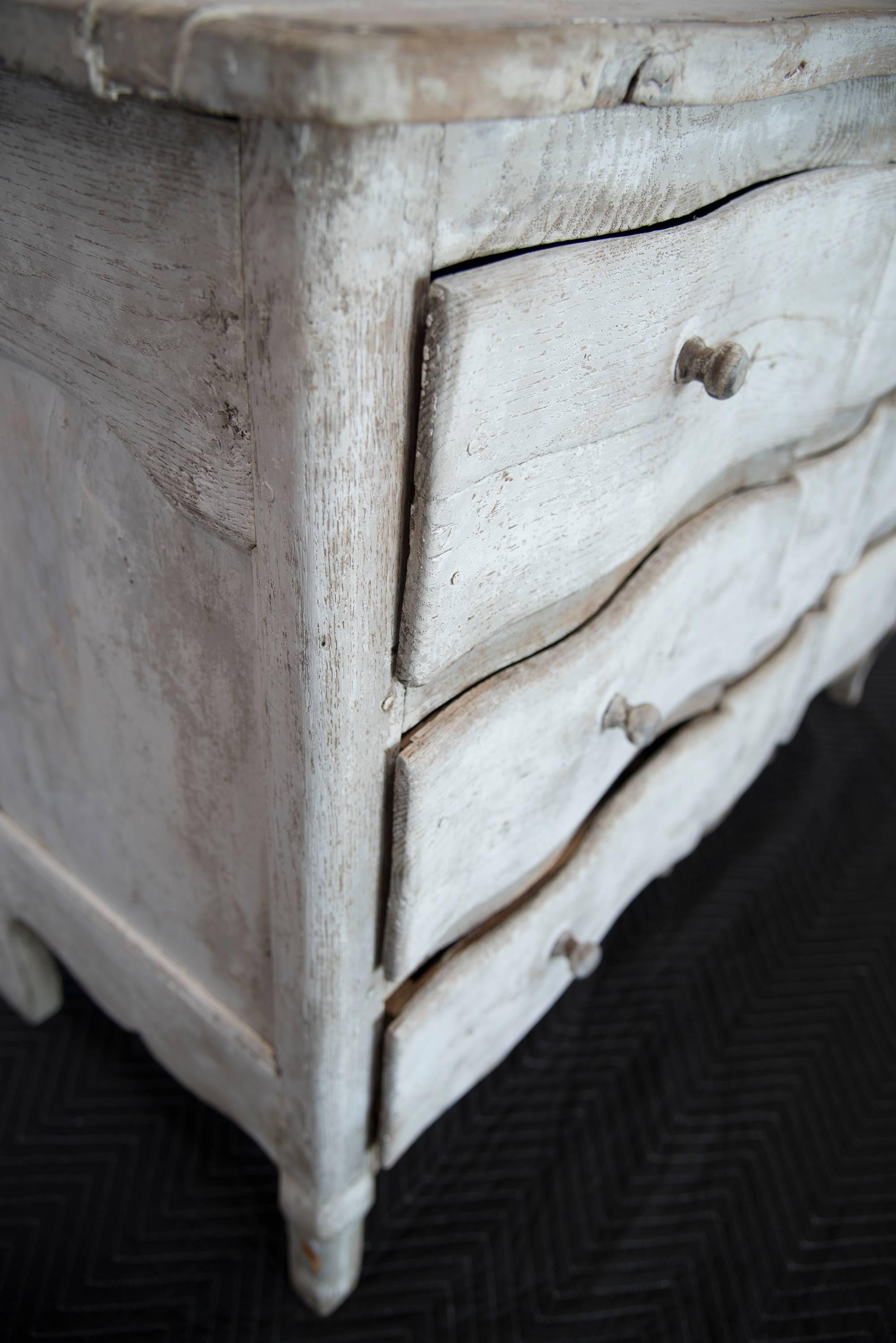 Three-Drawer Painted White Swedish Chest 3