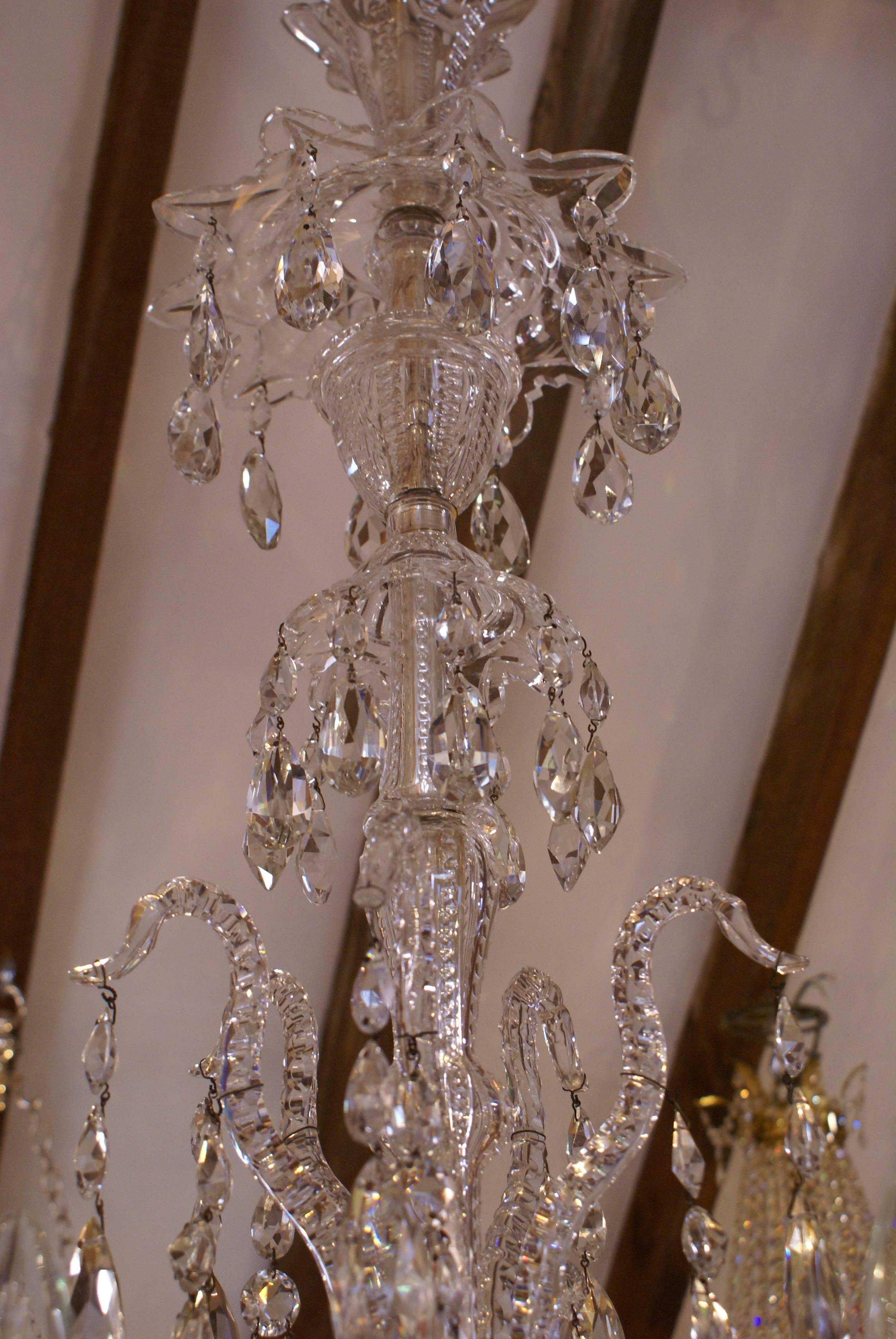 Great Britain (UK) 19th Century Ten-Light Victorian Chandelier by F & C Osler For Sale