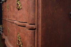 18 Century, Swedish Baroque Pair of Commodes