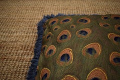 Luxurious Handmade Pillows, Lizzo Mata Hari Peacock