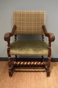 17th Century French Luis XIII Armchair