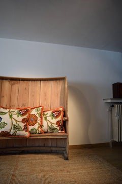 Early English 19th Century Antique Pine Settle