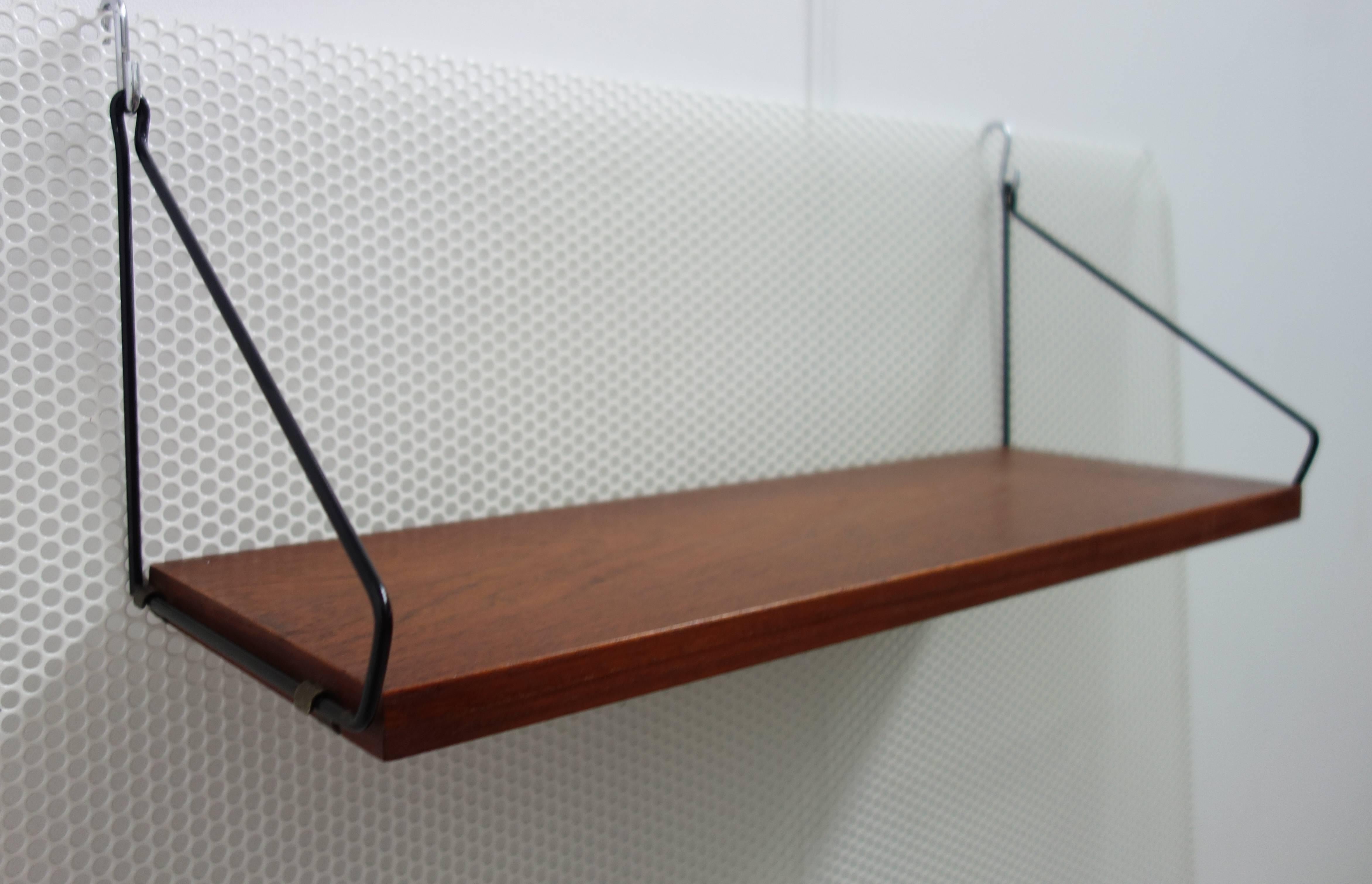 Mid-20th Century Mono Wall Shelving System by Nisse Strinning for String Design AB Sweden