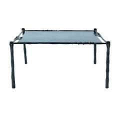 Hand Forged Wrought Iron Coffee Table, End Table, Side Table in Two Sizes
