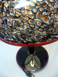 Murano Vistosi Table Lamp Designed by Gae Aulenti and Manufactured in Italy