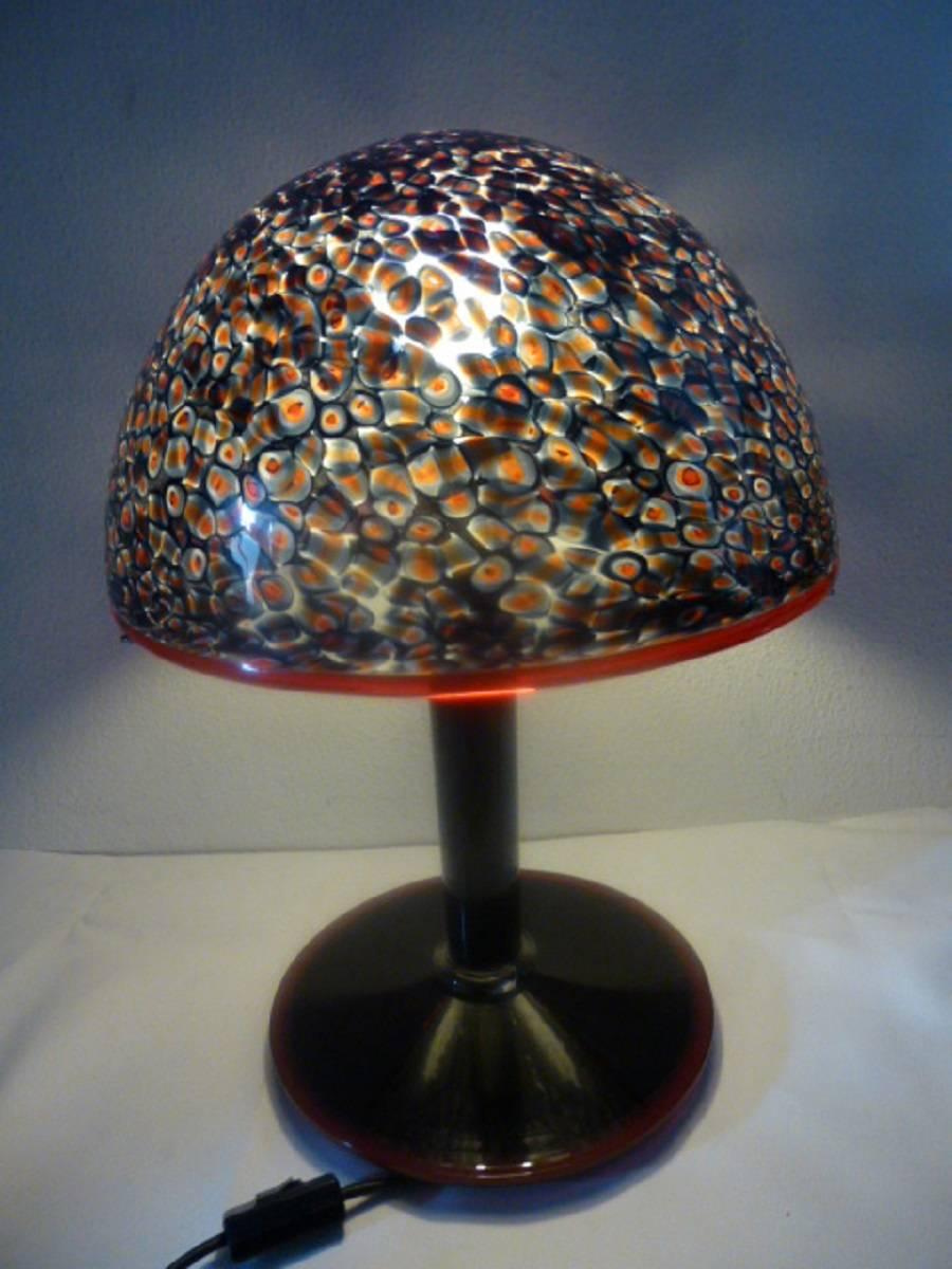 Italian  Murano Vistosi Table Lamp Designed by Gae Aulenti and Manufactured in Italy For Sale