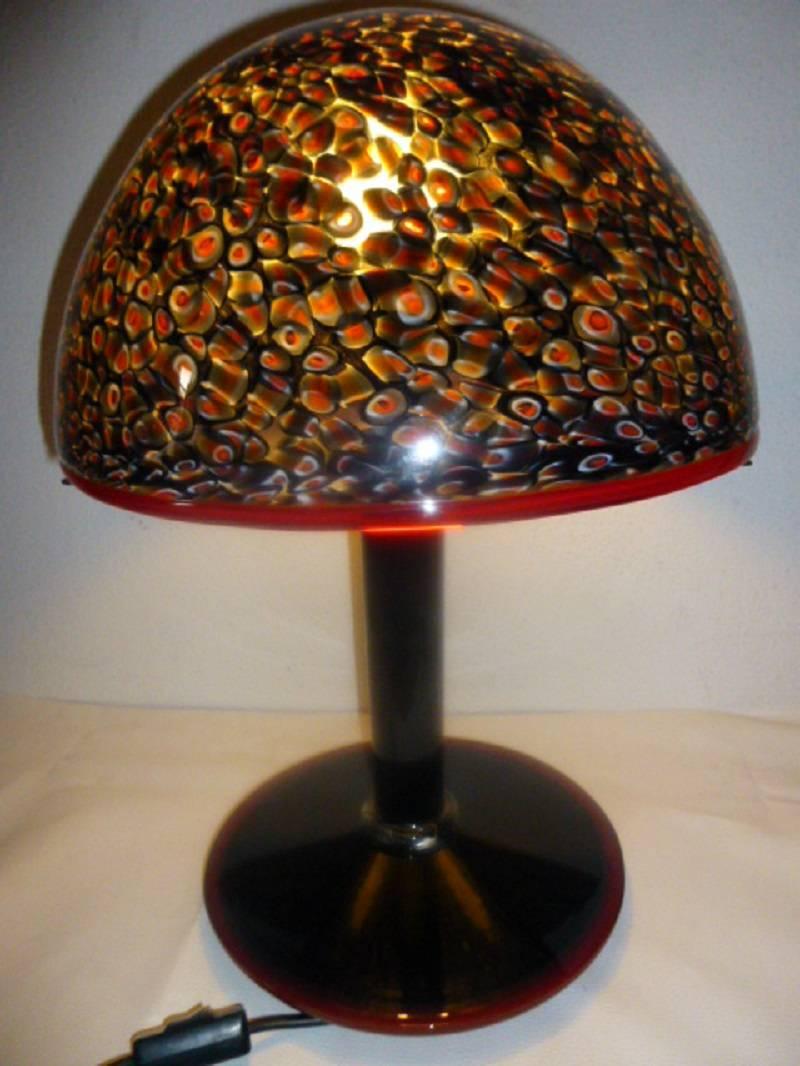  Murano Vistosi Table Lamp Designed by Gae Aulenti and Manufactured in Italy In Excellent Condition For Sale In Offenburg, DE