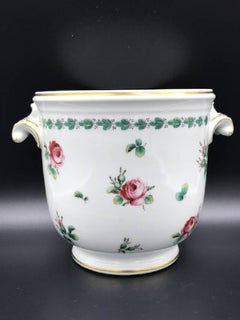 Richard Ginori Romantic Plant Pot Hand-Painted Made in Italy