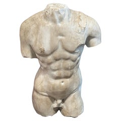 Centaur Marble Apollo Torso, Circa 1850