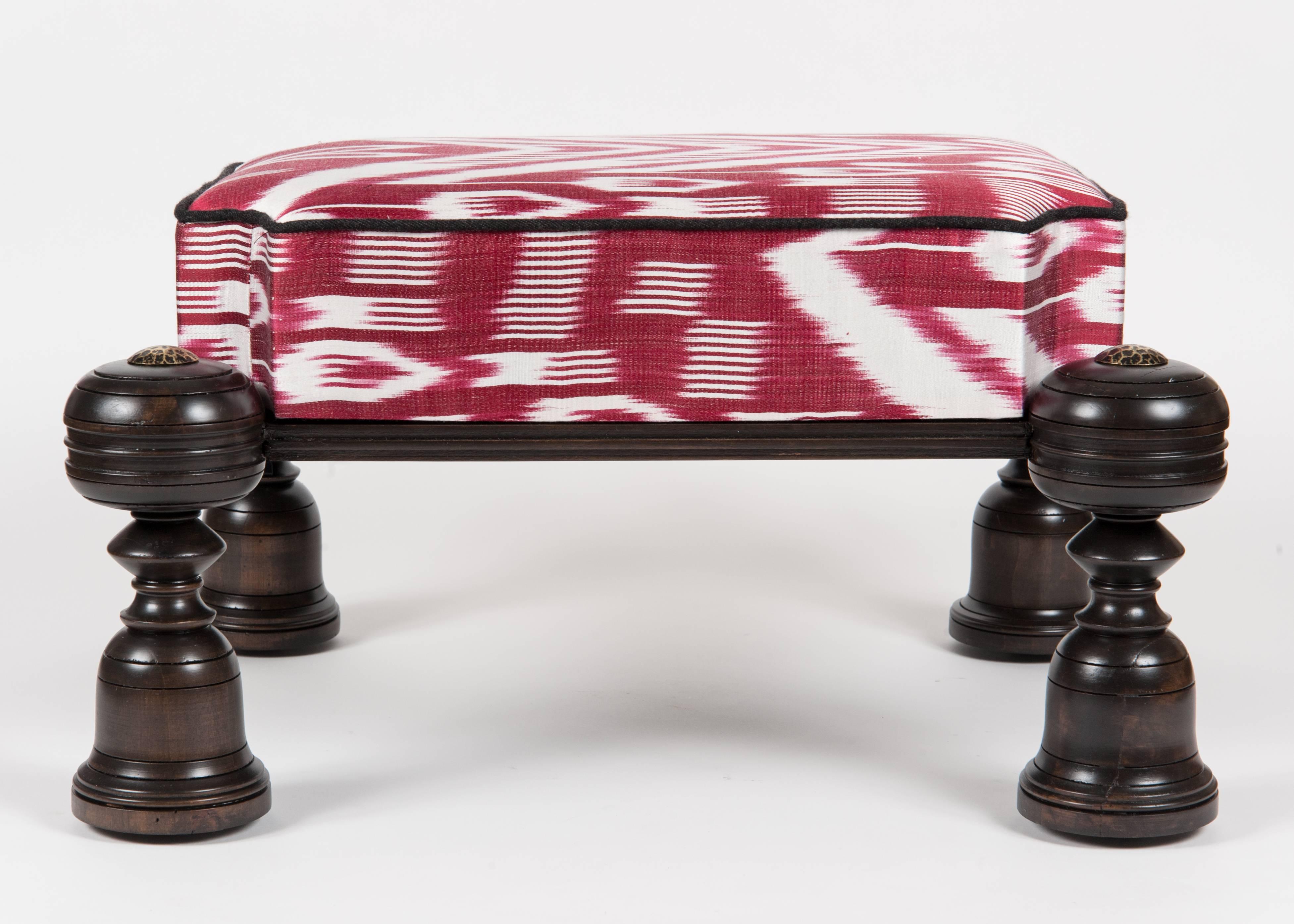 Martyn Lawrence Bullard's custom Devi footstool.
Inspired by 18th century Indian charpoy beds. This is a wonderful and useful accent piece.