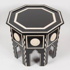 Tangier Side Table with Faux Ivory