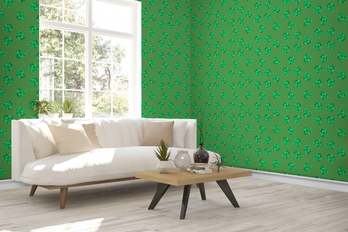 This is Furr green rose wallpaper created by Christian Furr for Flat Space Design. 

This is from the Nature Collection. 

2 different designs 1m x 1m: one with 1 central rose and the other with multiple roses.

£80 pounds per linear metre.