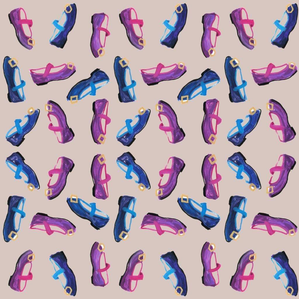 Shoes Collection, Wallpaper from the for the Very Young Collection In Excellent Condition For Sale In Notting Hill, London