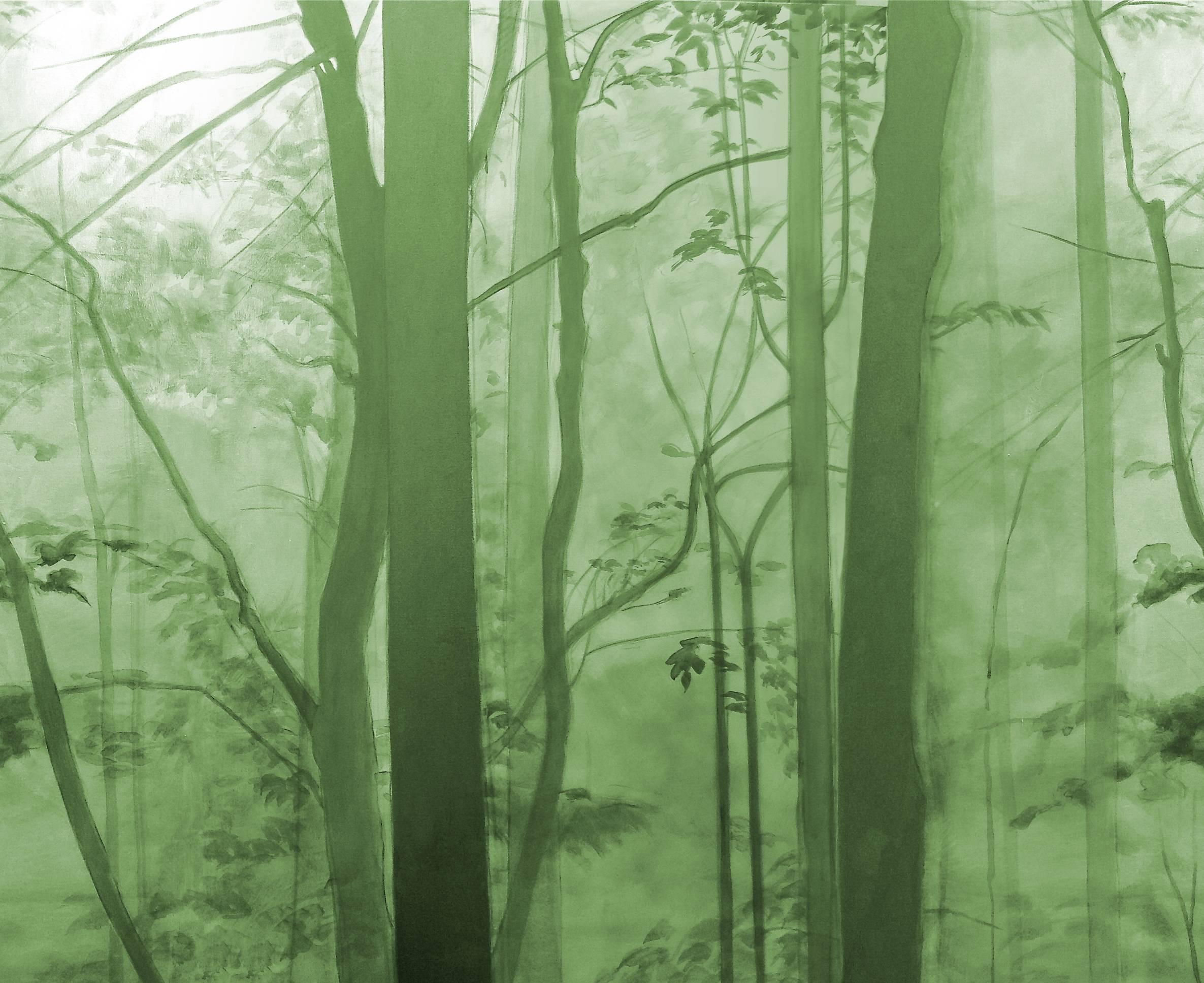 Contemporary Enchanted Woods, Wallpaper from the for the Very Young Collection For Sale