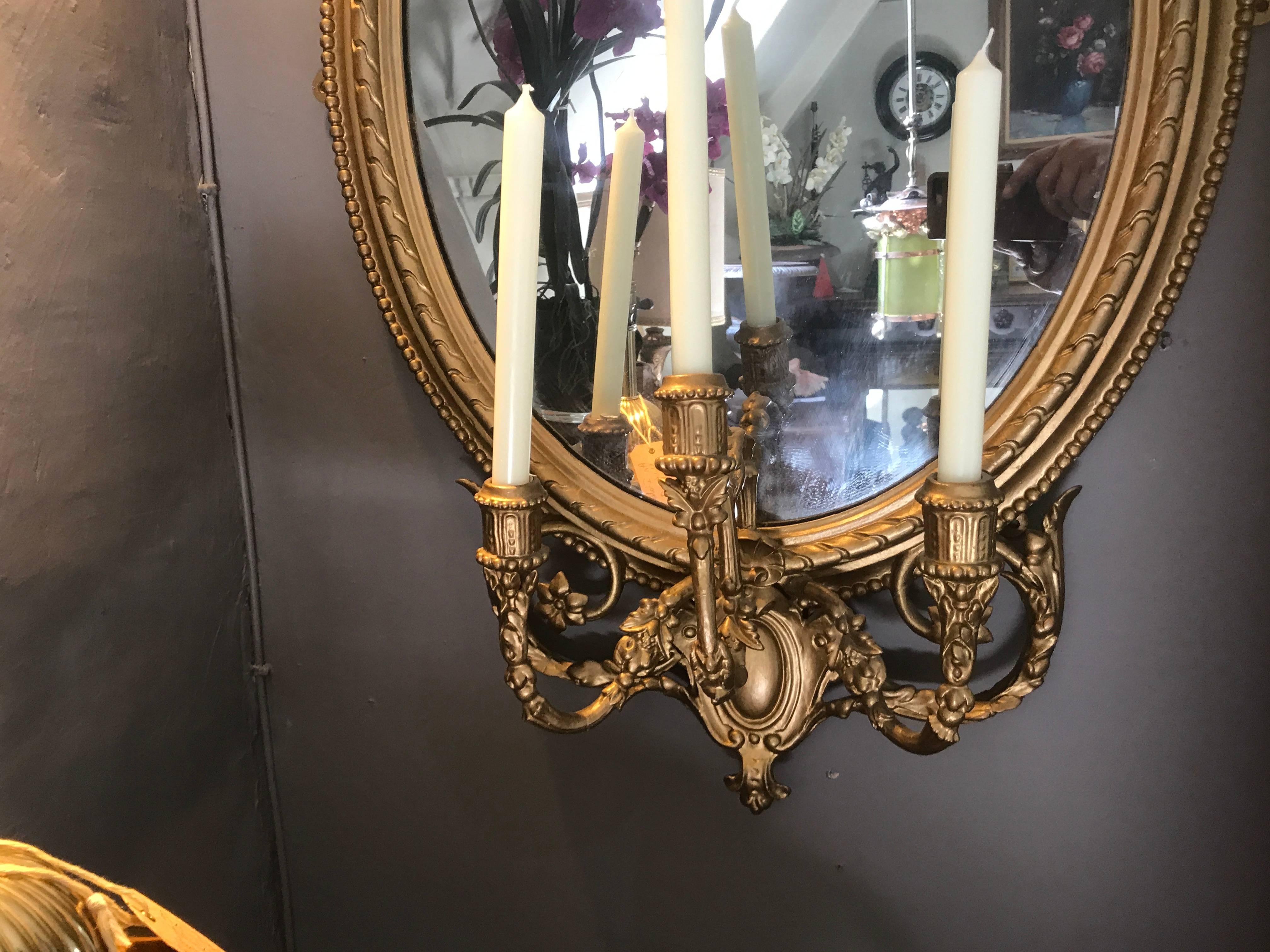 19th Century Girondelle Mirror For Sale 1