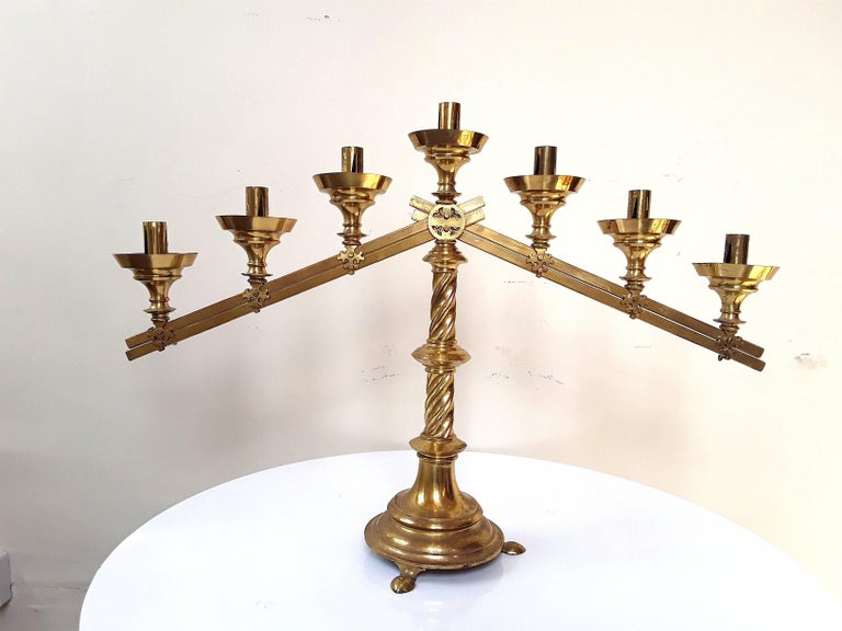 Church Candelabras, Circa 1900 For Sale at 1stdibs