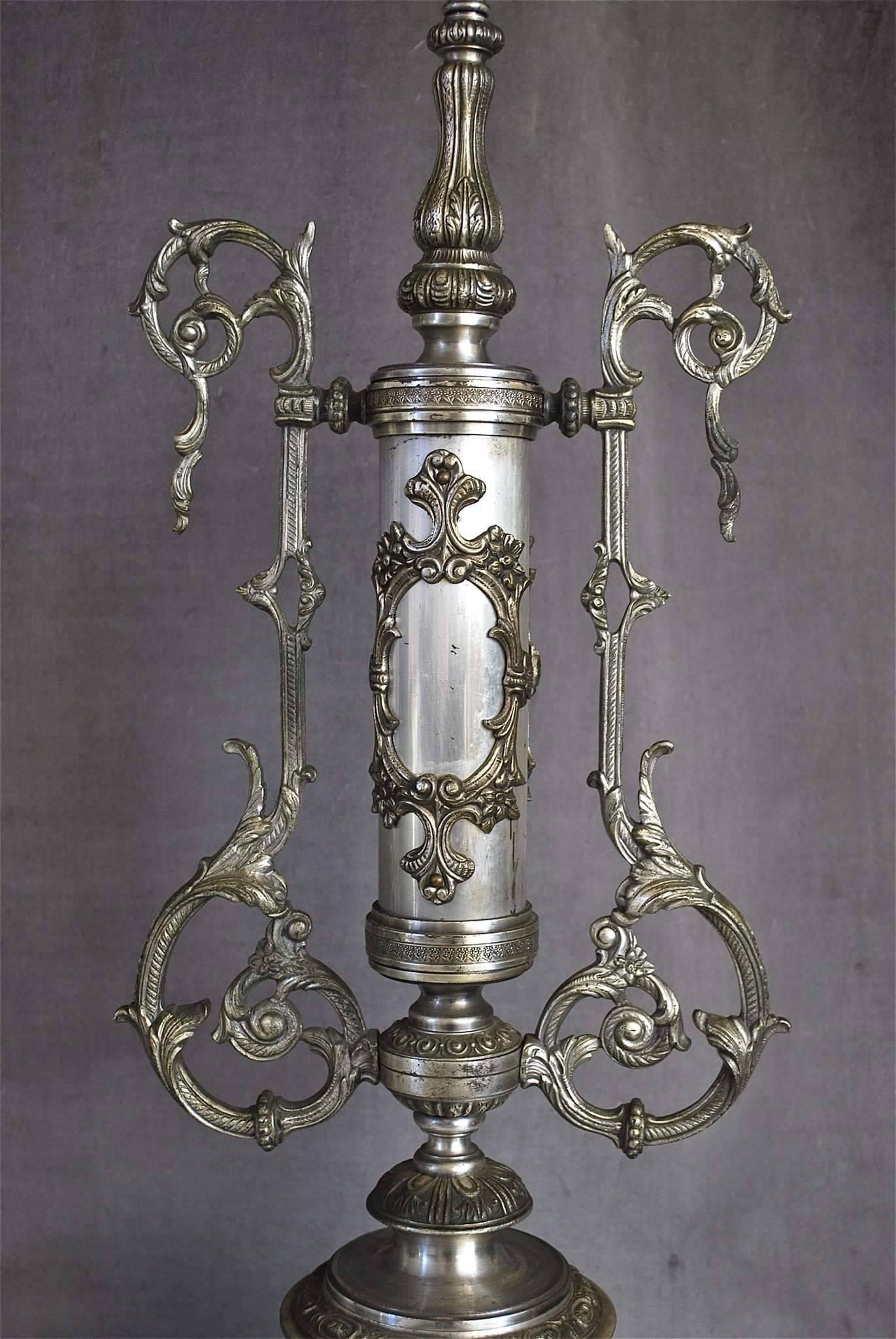 Large 19th Century French Empire Style Lamp For Sale 2