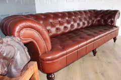 Genuine Designer George Smith Chesterfield Leather Sofa