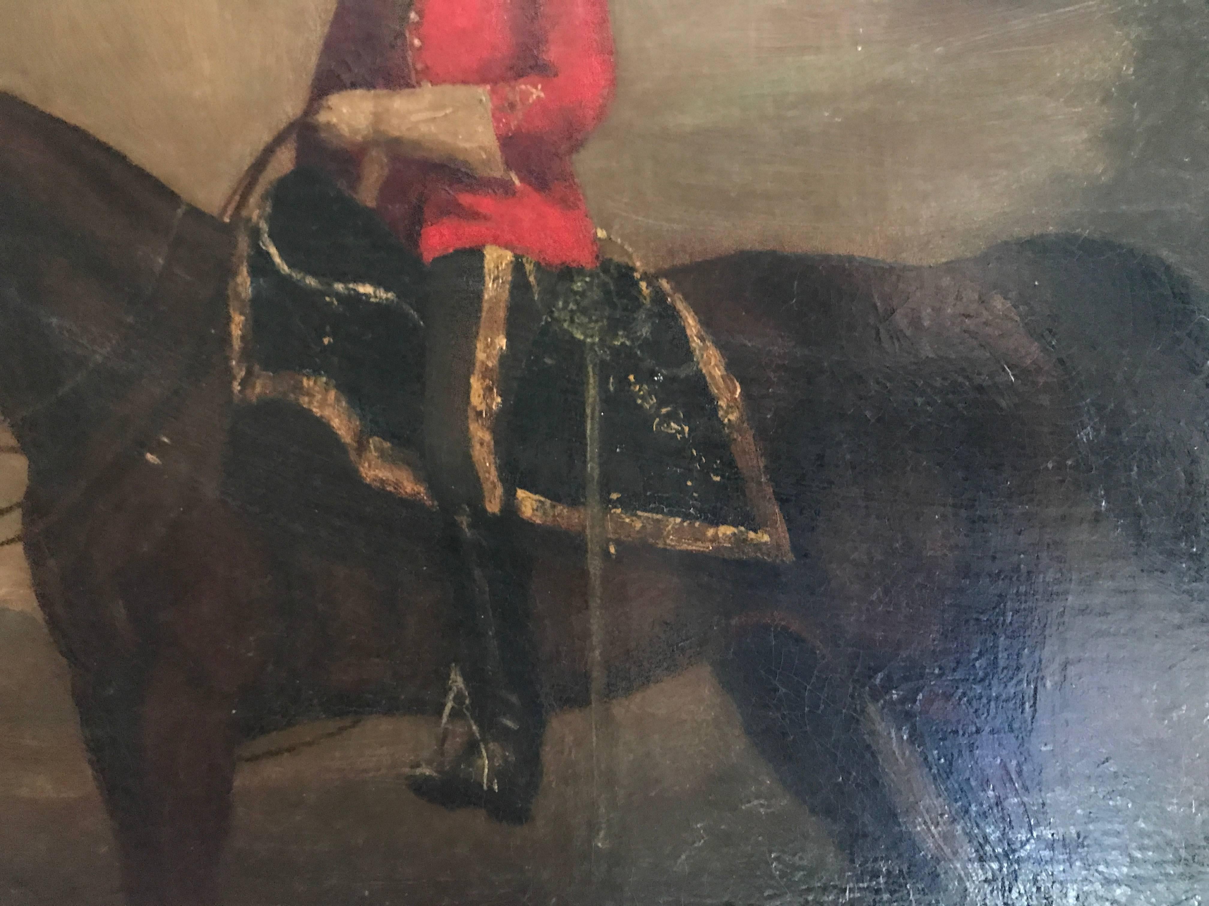 Early 19th Century, British School, Soldier on Horse For Sale 3