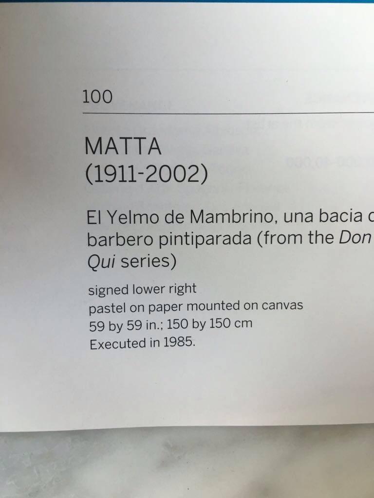 French Roberto Matta Don Qui Series For Sale