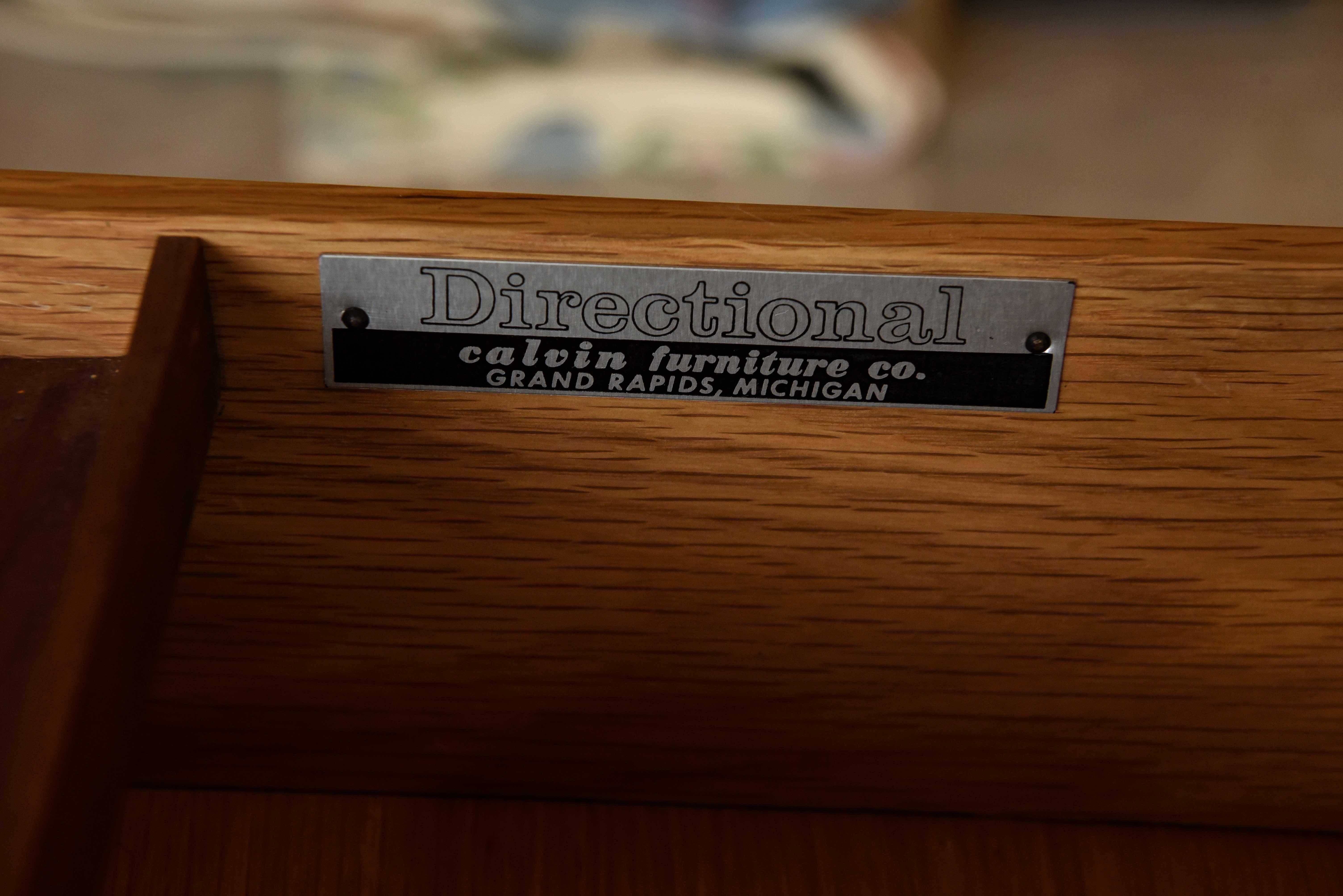 Directional for Calvin Furniture Co. Attributed to Paul McCobb Midcentury Desk 4