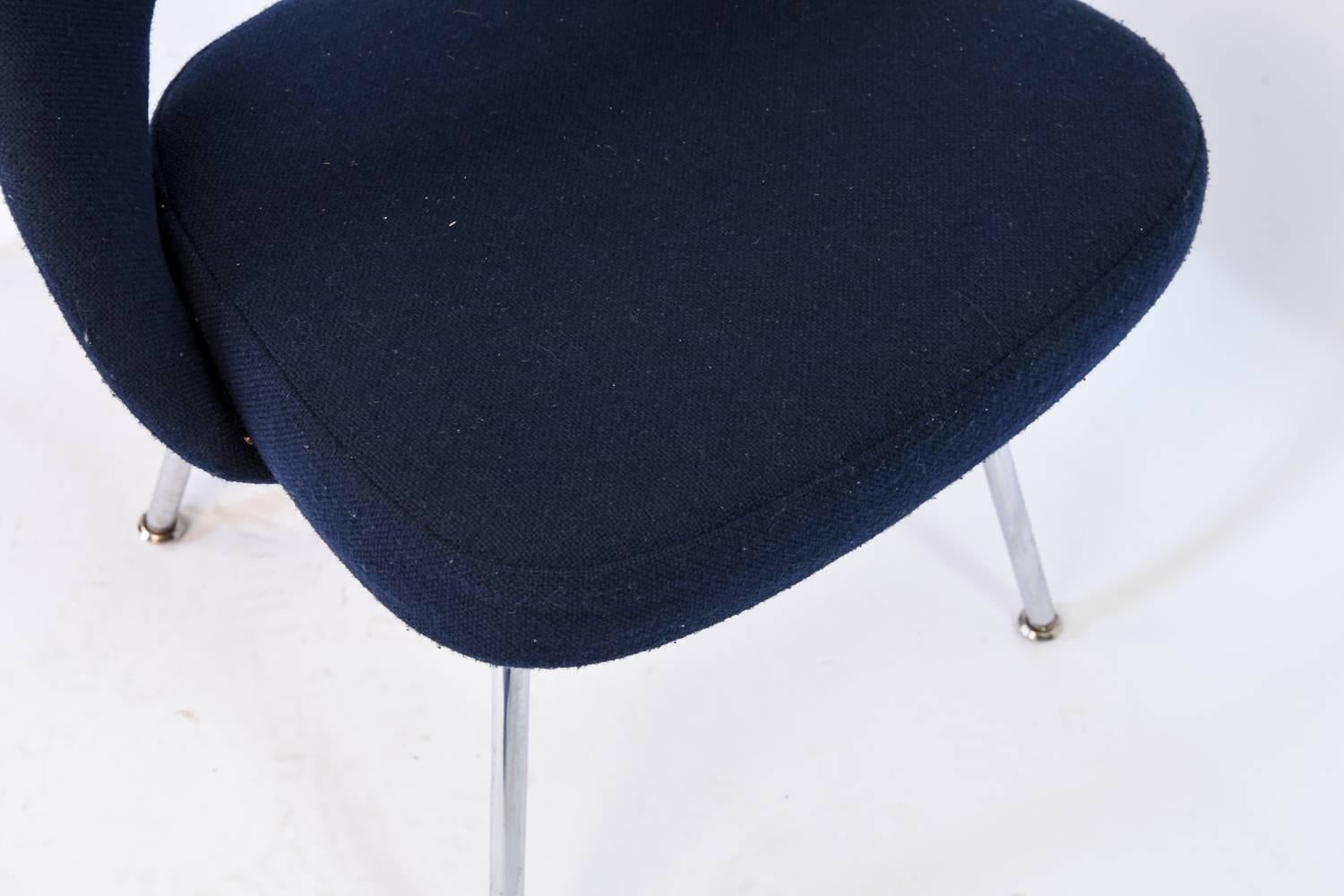 Pair of Eero Saarinen Executive Armless Chairs 2