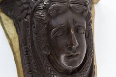 Carved Wood Architectural Element Shelf