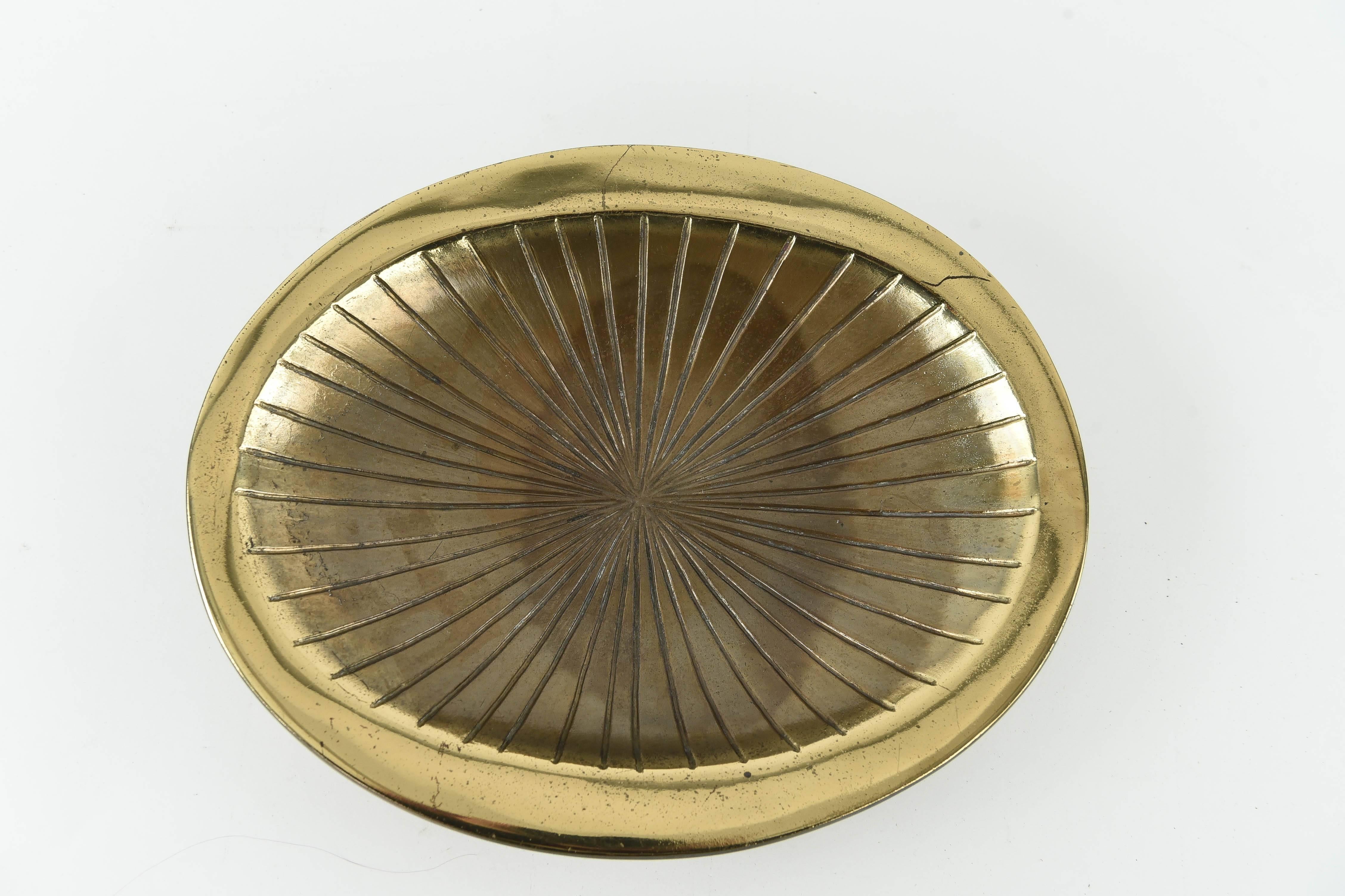 American Ben Seibel Brass Bowl Raymor Jenfred-Ware, circa 1950s