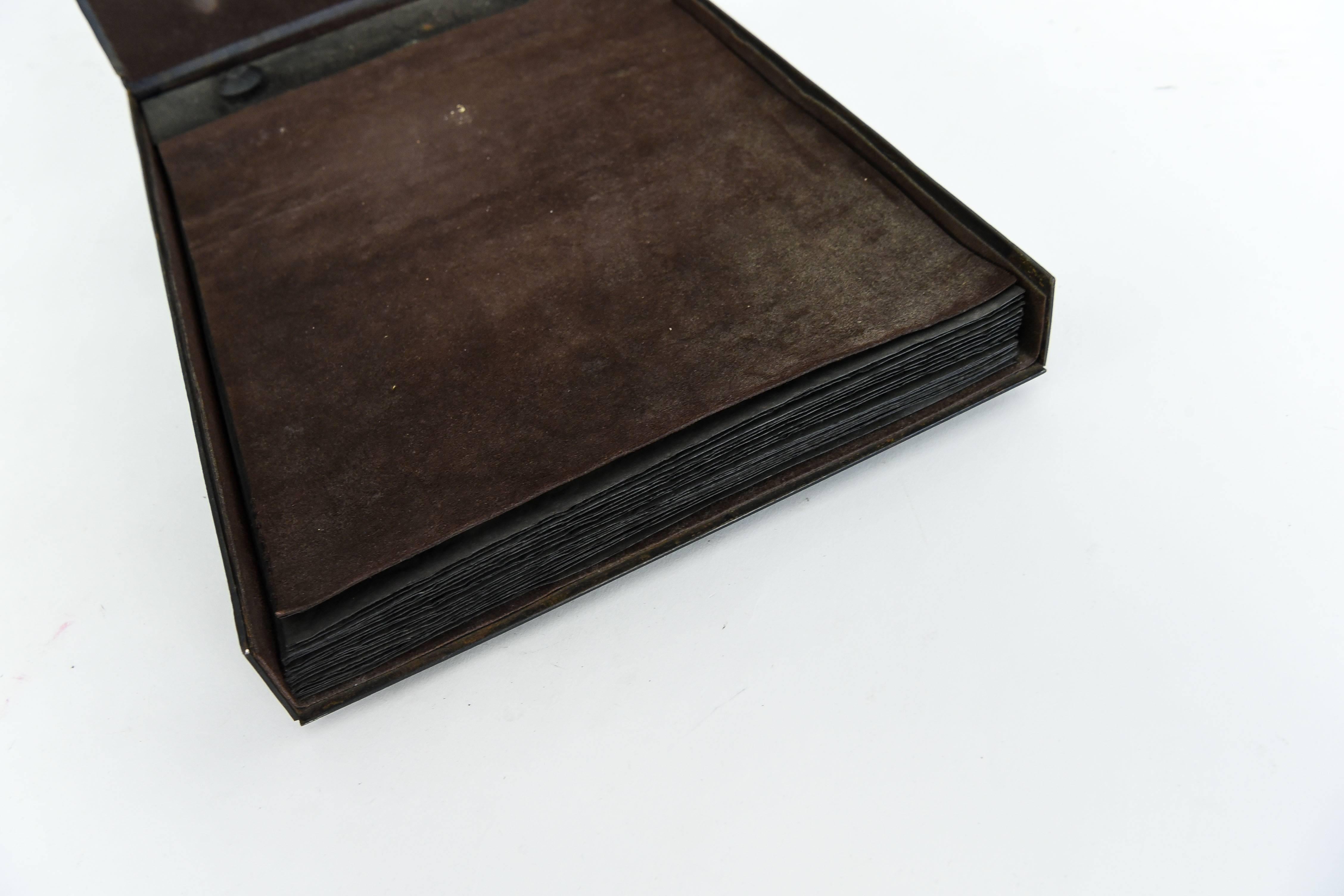 Czechoslovakian Hammered Copper and Steel Photo Album 2
