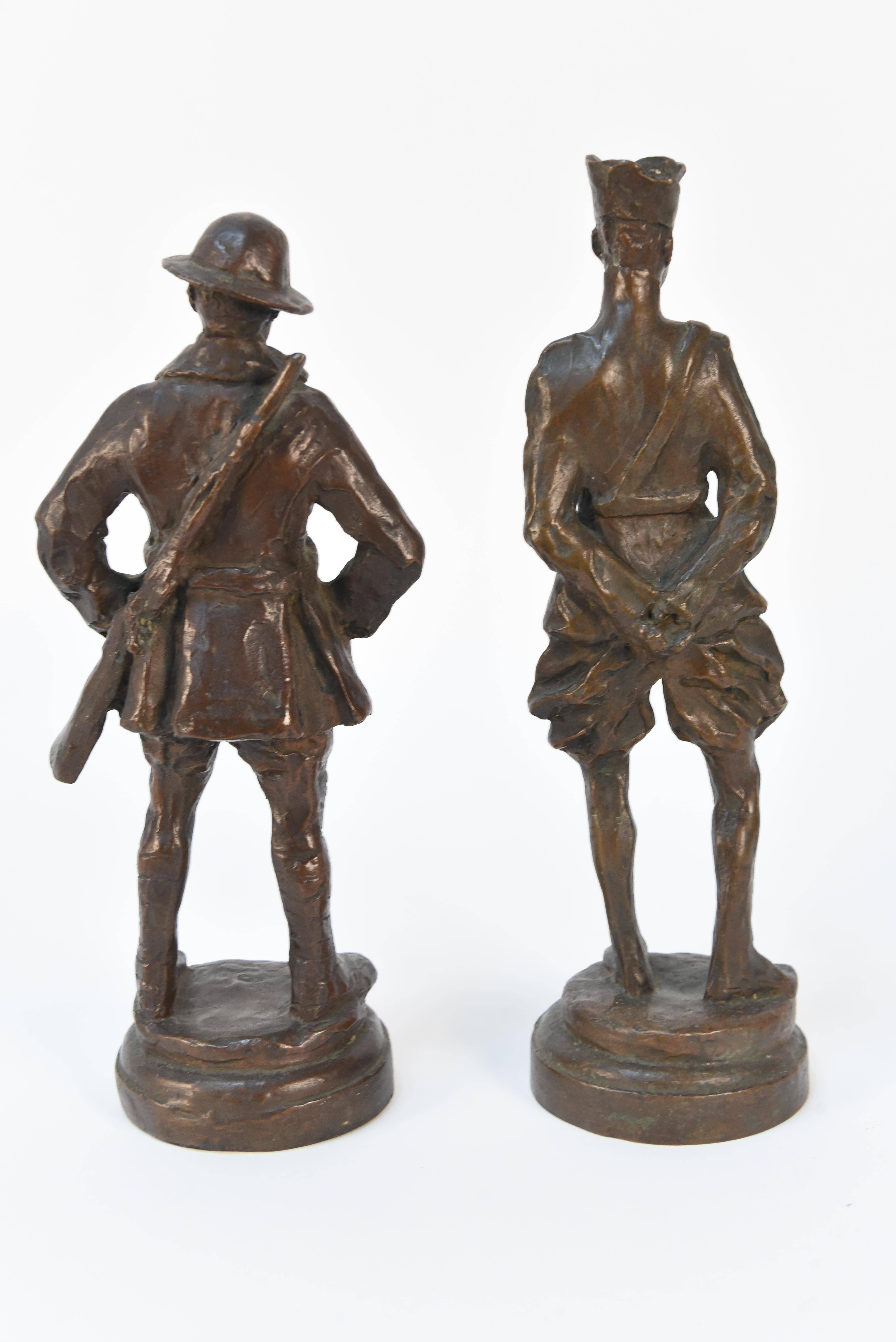 Bronze WWI Doughboy Sculptures 3