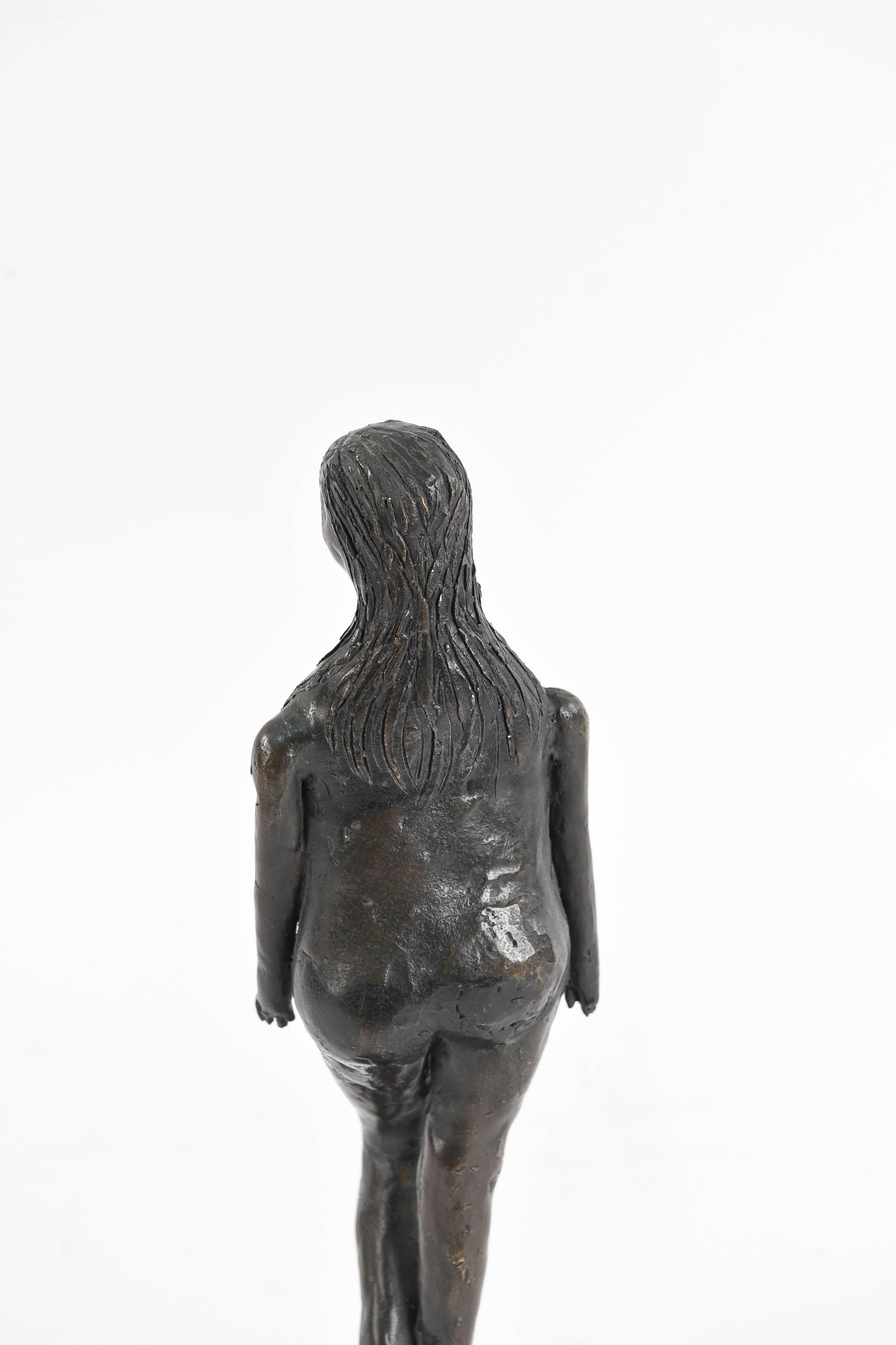 Midcentury Bronze Female Nude Sculpture 2