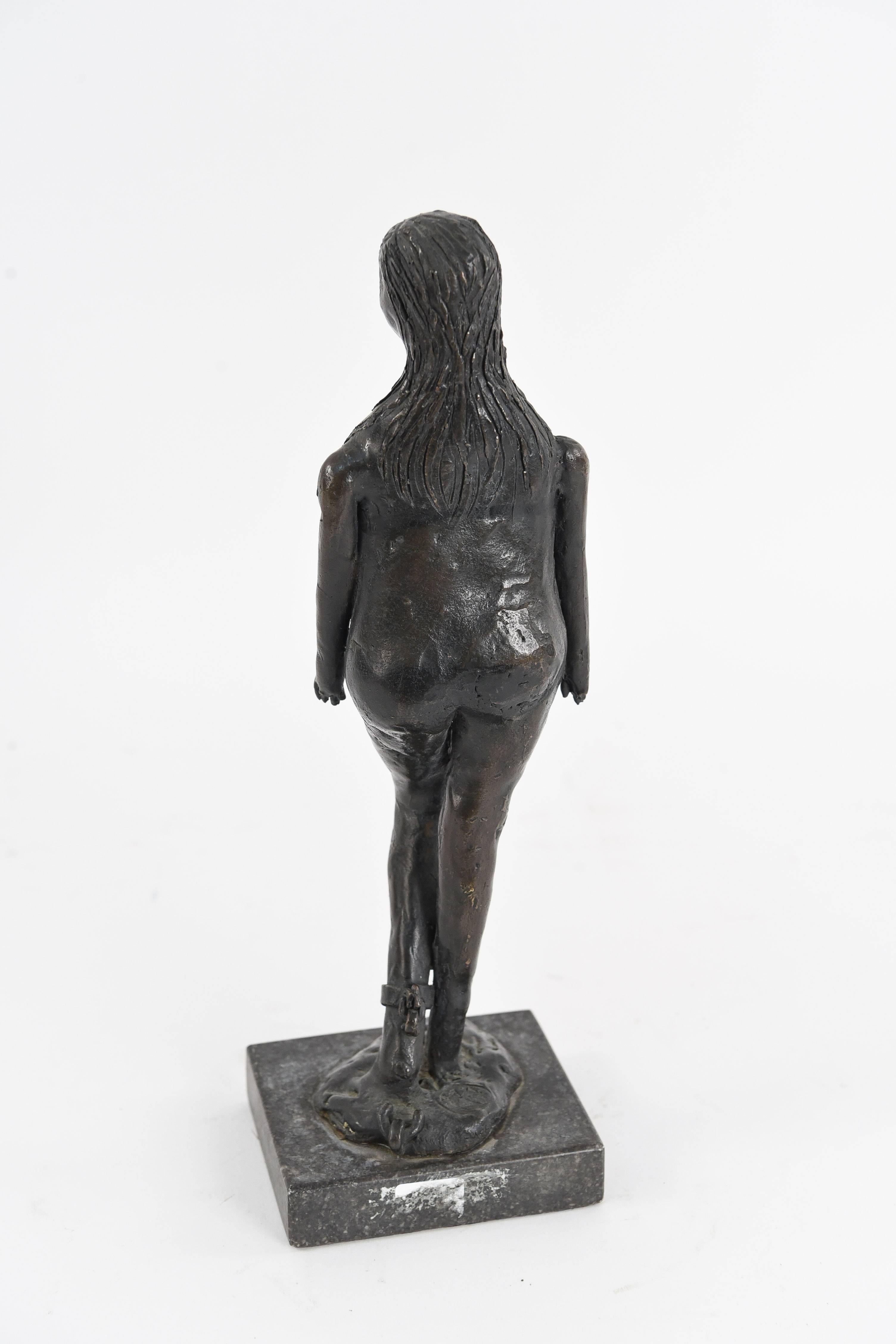 Midcentury Bronze Female Nude Sculpture 1