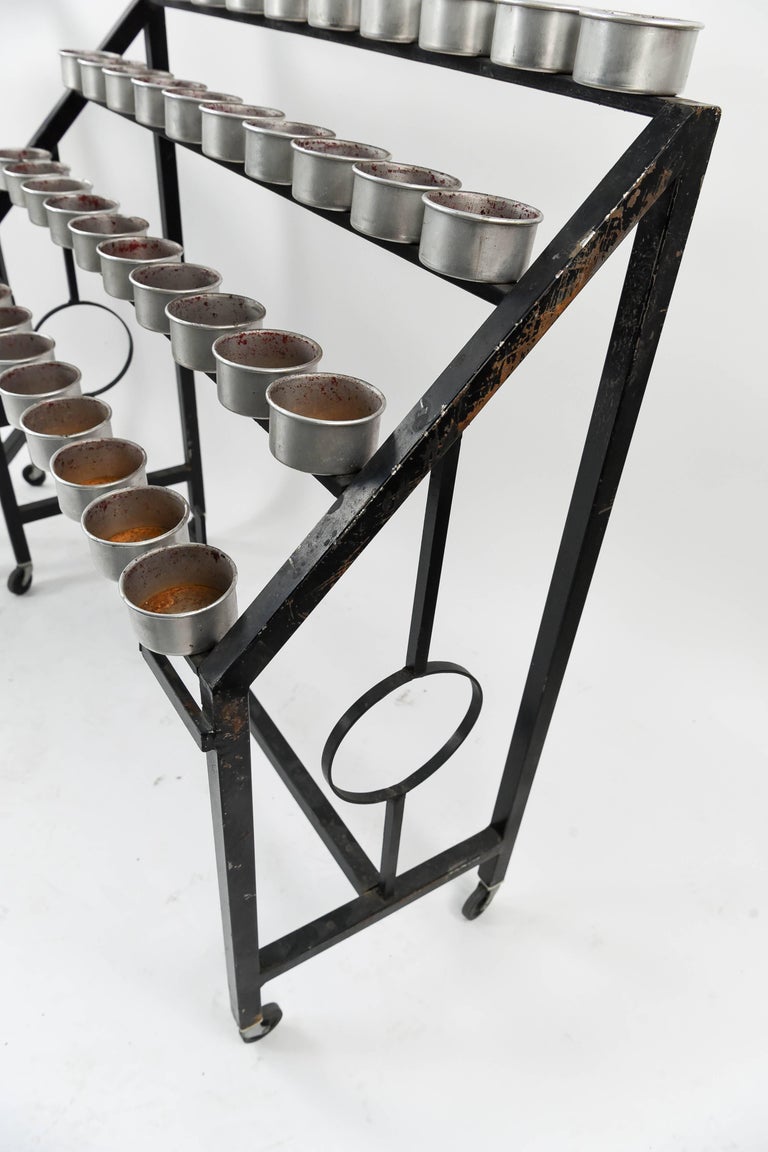 Two 1940s Devotional Votive Candle Stands at 1stdibs