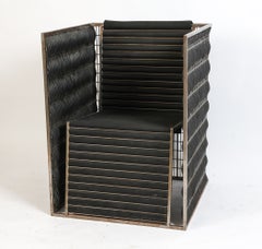 Eberhard Eckerle Steel & Rubber Lounge Chair C. 1980s