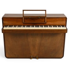 Pianette verticale en acajou danois de Louis Zwicki, vers les années 1970