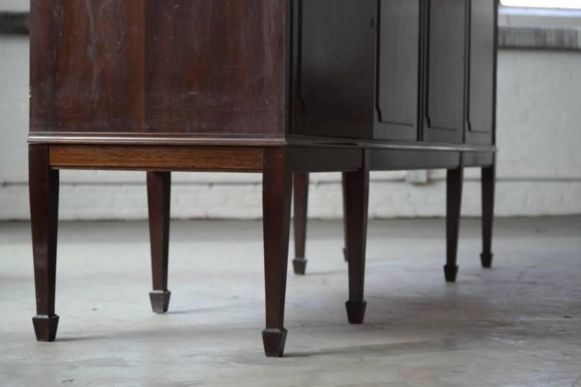 Frits Henningsen Low Sideboard in Mahogany English Hepplewhite Style 4