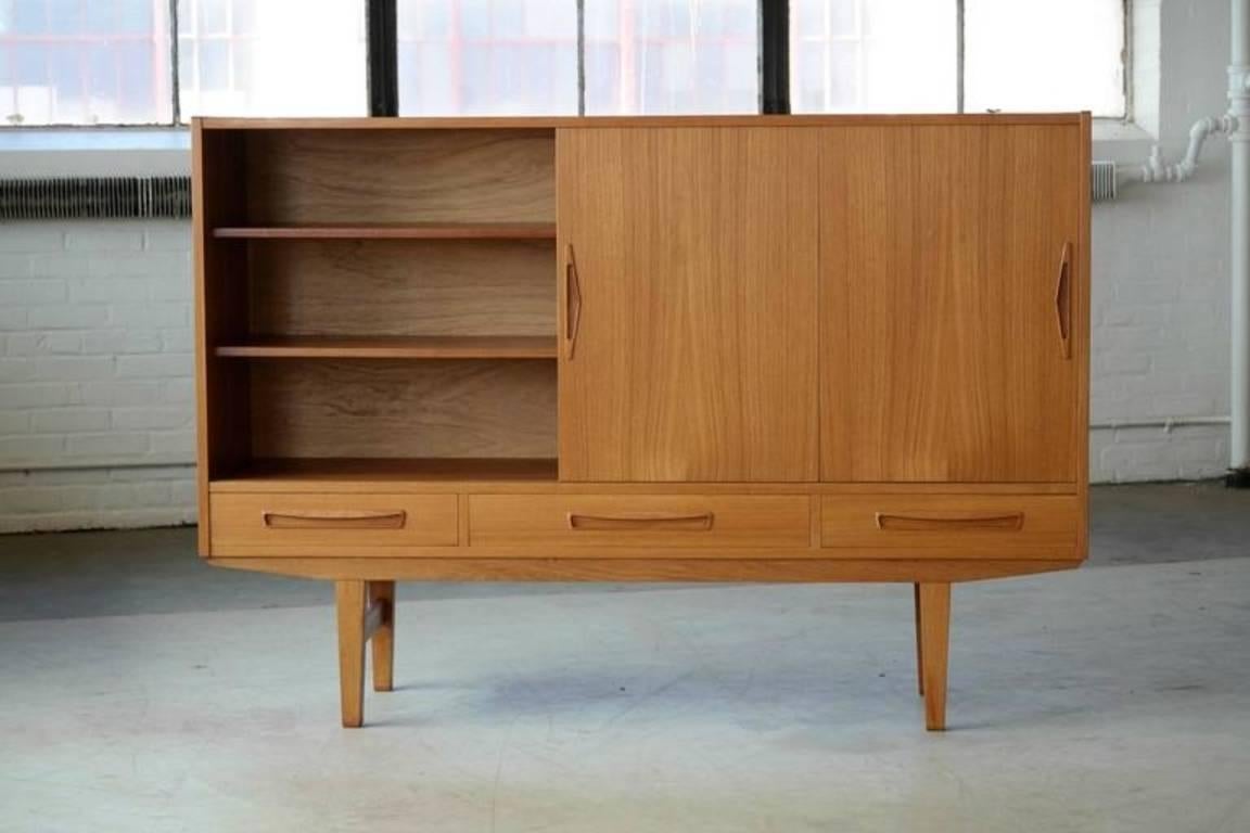 Mid-Century Modern Gunni Omann Style Teak Sideboard Danish, Mid-Century